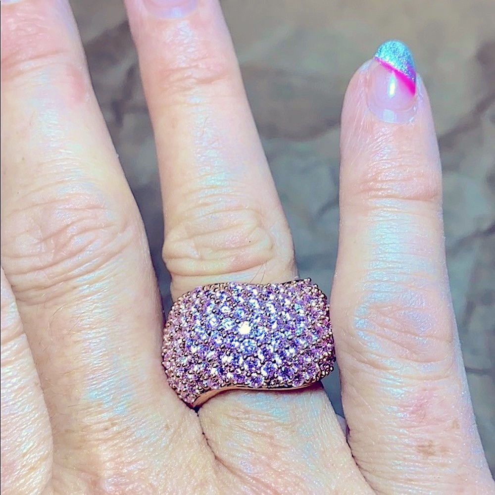 Pink Diamond Simulant. NEW - Picture 6 of 14